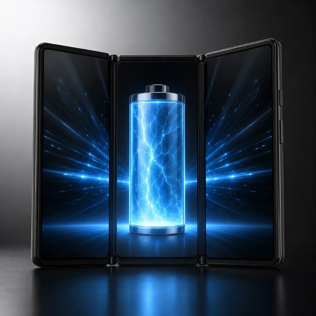 Fold360™ — nagy kapacitású 6800 mAh akkumulátor